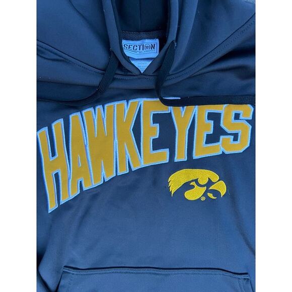 Iowa Hawkeyes gray sweatshirt hoodie size XL - Picture 2 of 3